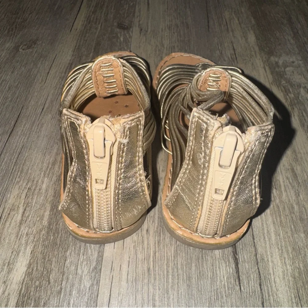 Seychelles Kids Gold Gladiator Sandals